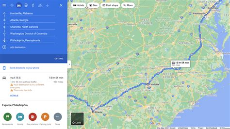 How to Plan a Road Trip with Multiple Destinations in .